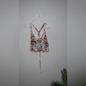 Floral crop top